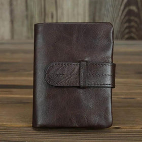 Elegant Women’s Leather Wallet – Genuine Leather with Multiple Card Compartments