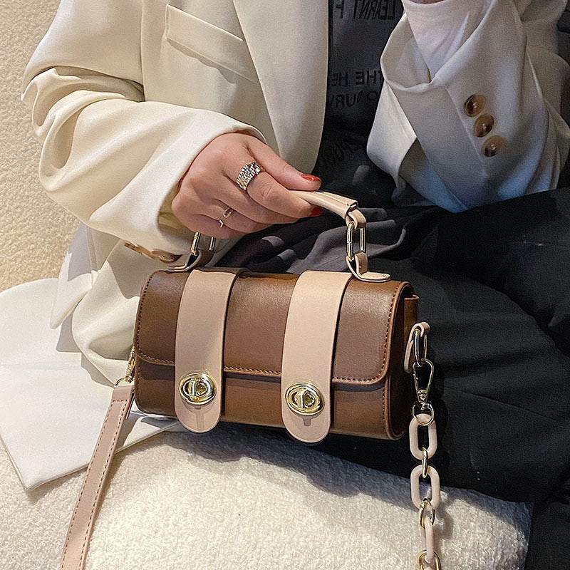 Women's Stylish Small Square Handbag – All-Match Portable Crossbody Purse for Daily Use & Outings - grabzbags.com
