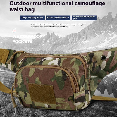 Tactical Camouflage Waist Pack – Military-Style Outdoor Sports & Cycling Bag - grabzbags.com