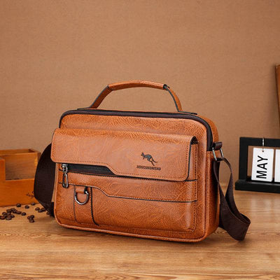 New Men’s Horizontal Shoulder Bag – Stylish Casual Handbag - grabzbags.com