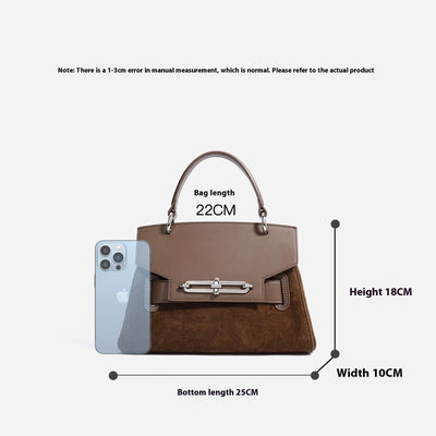 Women’s Fashion Genuine Leather Handbag – Elegant Everyday Shoulder Bag - grabzbags.com