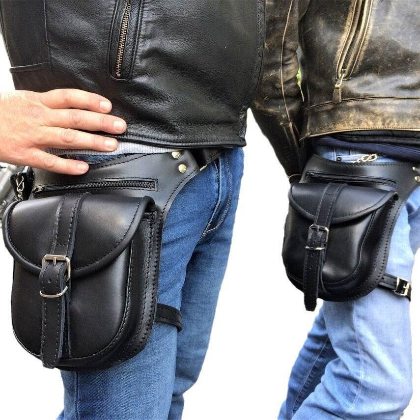 European & American Style Motorcycle Waist Bag – Outdoor Riding Belt Bag for Mobile Phone - grabzbags.com