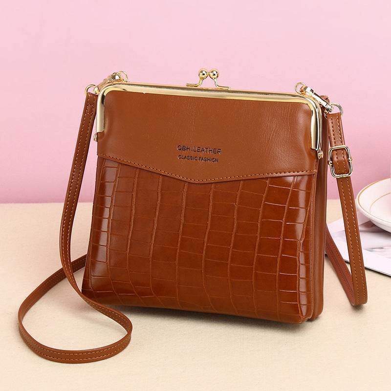 Retro Women's Shoulder Messenger Bag – Vintage Crossbody Handbag with Adjustable Strap - grabzbags.com