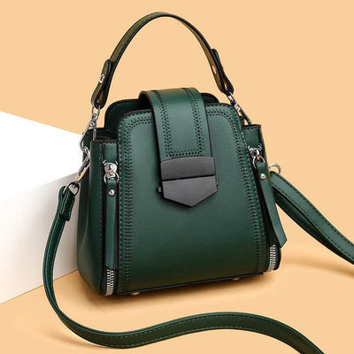 Elegant Women’s Soft Leather Mini Handbag – Textured & Stylish Purse - grabzbags.com