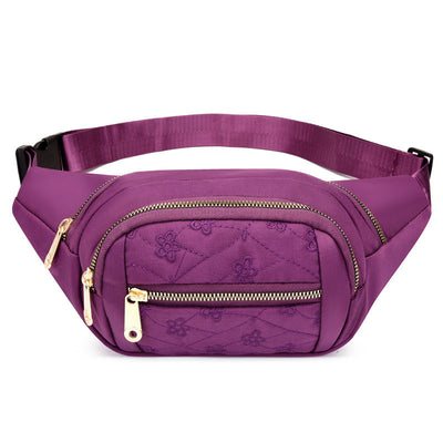 Oxford Cloth Waterproof Waist Bag – Large Capacity Fanny Pack