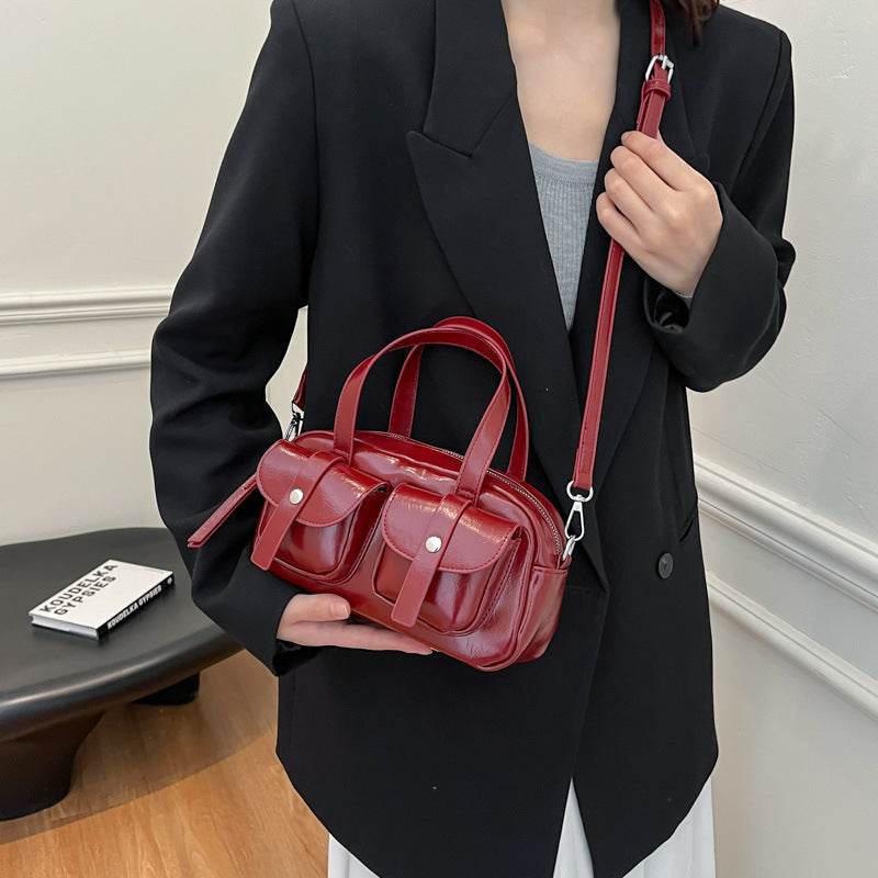 Women’s Large Capacity Boston Bag – Fashionable Shoulder & Messenger Style Travel Tote - grabzbags.com