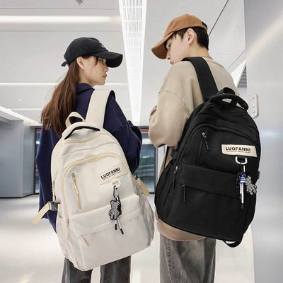 Student Large Capacity Backpack – Simple & Lightweight Travel School Bag - grabzbags.com