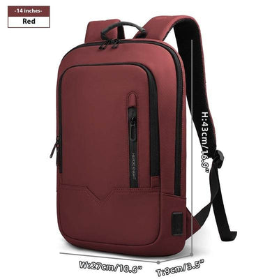 Lightweight Small Laptop Backpack – Compact Commuter Computer Bag for Daily Use - grabzbags.com