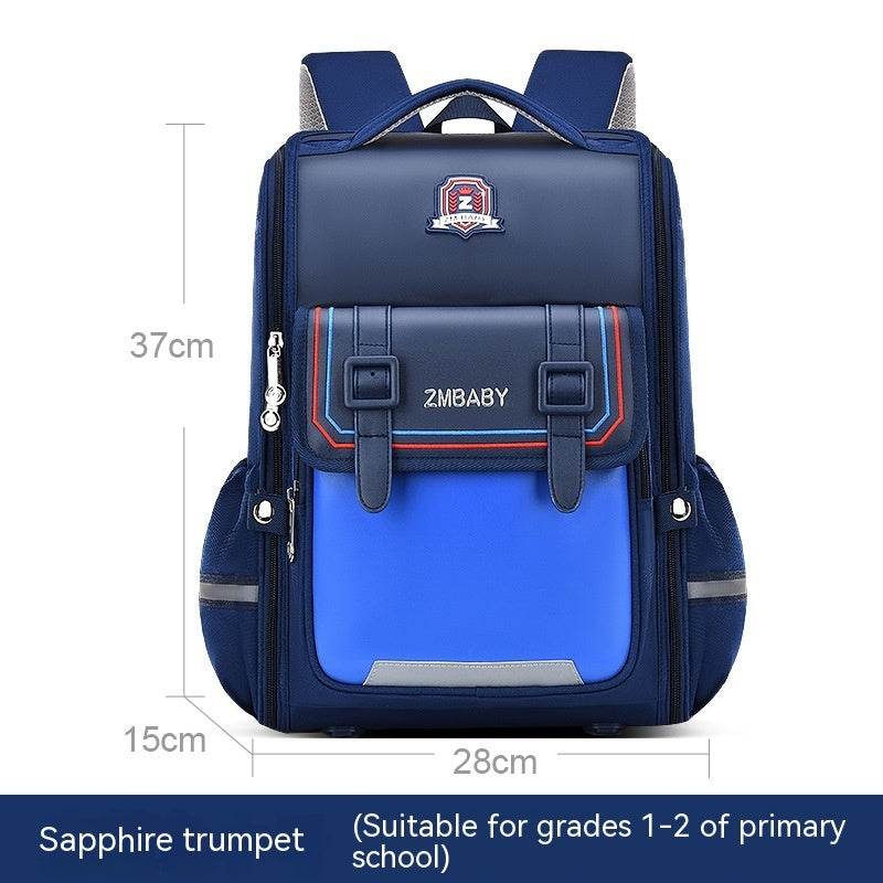 Ergonomic Lightweight Children's School Backpack – One-Piece Design with Spine Protection - grabzbags.com