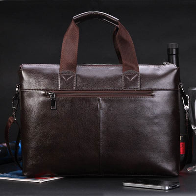 Men’s Fashion Laptop Satchel – Business Casual Messenger Bag for Work & Travel - grabzbags.com