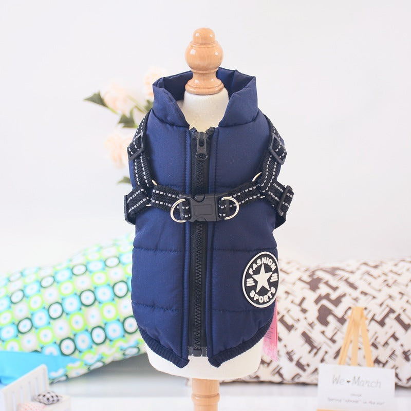 Waterproof Dog Coat – Warm Winter Dog Jacket with Adjustable Fit