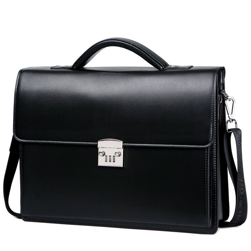 Men’s Business Briefcase – Wear-Resistant Laptop Handbag & Crossbody Bag