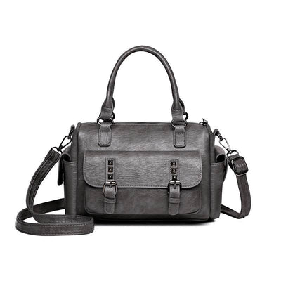 Vintage Large-Capacity Shoulder Bag / Crossbody Satchel - grabzbags.com