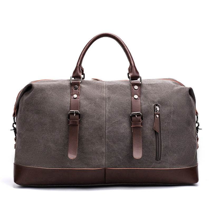 Men’s Canvas Travel Tote – Large Capacity Fitness & Weekend Duffel Bag - grabzbags.com