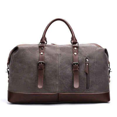 Men’s Canvas Travel Tote – Large Capacity Fitness & Weekend Duffel Bag - grabzbags.com