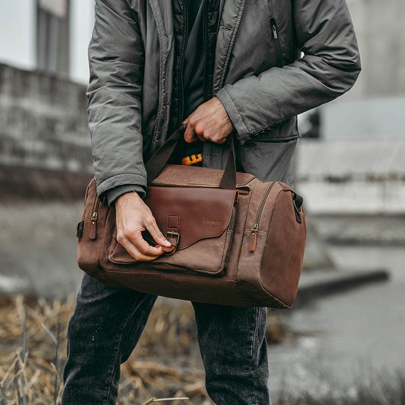 Men’s Multifunctional Messenger Bag – Business Travel Shoulder & Laptop Bag - grabzbags.com