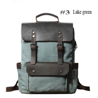 Unisex Cotton Sailcloth Backpack – Collegiate Style Casual Daypack - grabzbags.com