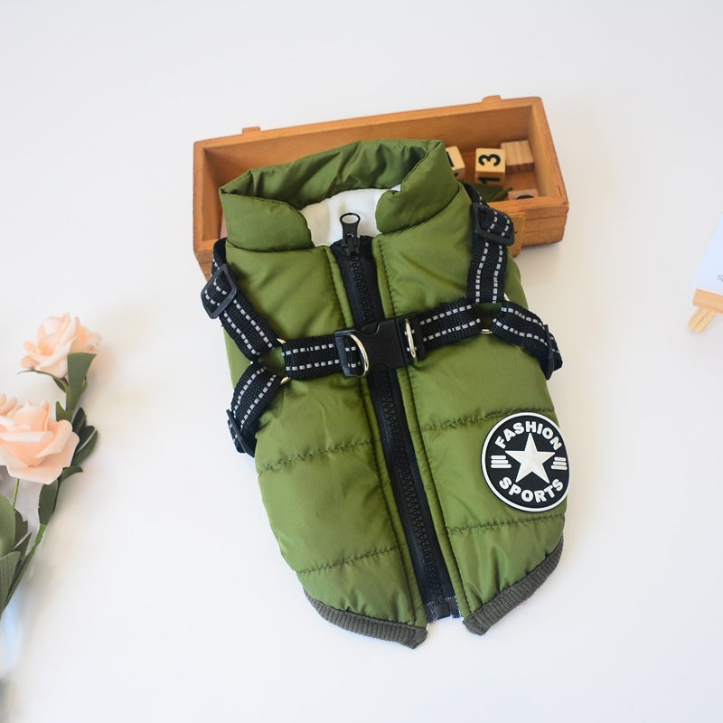 Waterproof Dog Coat – Warm Winter Dog Jacket with Adjustable Fit
