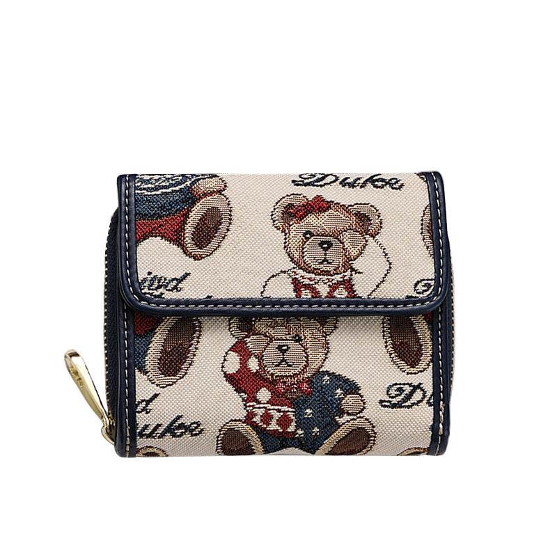 Cute Leather Wallet for Women – Fresh & Stylish Small Purse for Students - grabzbags.com