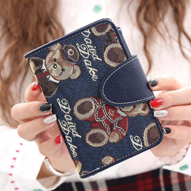 Cute Leather Wallet for Women – Fresh & Stylish Small Purse for Students - grabzbags.com