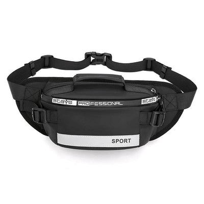 Men’s Reflective Waist Bag – Crossbody Pack for Travel, Running, Hiking & Cycling - grabzbags.com