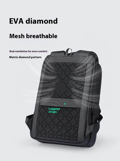 Large Capacity Business Laptop Backpack – USB Charging Port & Travel-Friendly Design - grabzbags.com