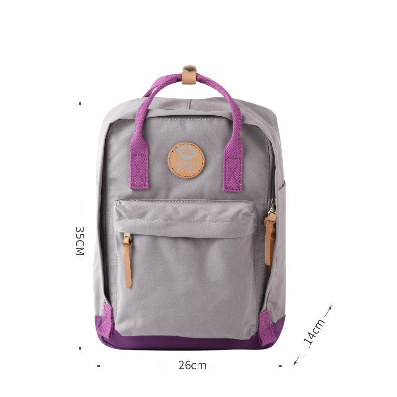 New Style Unisex Backpack – Japanese & Korean Fashion Laptop Bag, Water-Repellent Polyester Backpack with 15-Inch Compartment