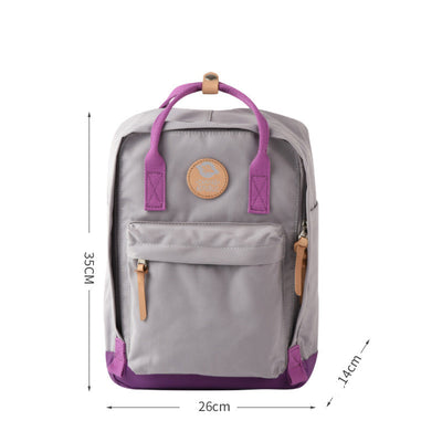 New Style Unisex Backpack – Japanese & Korean Fashion Laptop Bag, Water-Repellent Polyester Backpack with 15-Inch Compartment