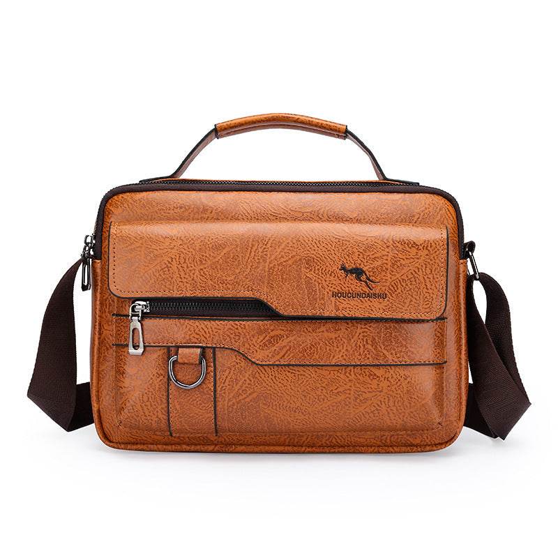 New Men’s Horizontal Shoulder Bag – Stylish Casual Handbag - grabzbags.com
