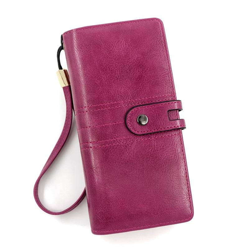 Women’s Long Business Wallet – Elegant & Fashionable Card Holder Clutch - grabzbags.com