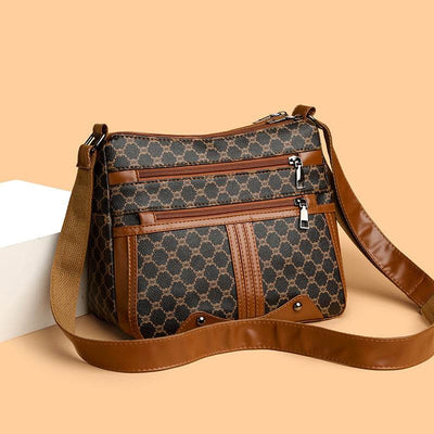 Women’s Large-Capacity Tote Bag – Stylish Stitching Pattern Shoulder Handbag - grabzbags.com