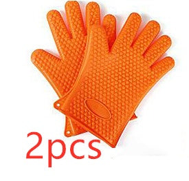 Max Heat Silicone BBQ & Cooking Glove – Heat Resistant, Non-Slip & Waterproof