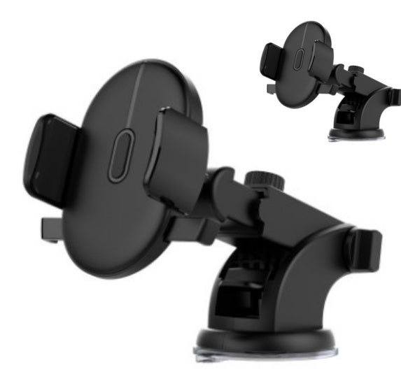 Car Phone Holder – Long Rod Telescopic Dashboard Mount with Suction Cup