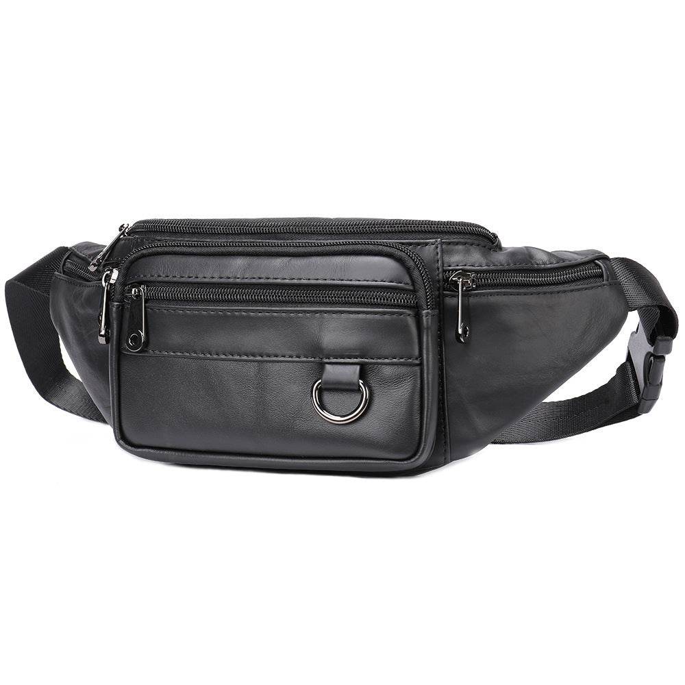 Men’s Sheepskin Mobile Phone Waist Bag – Sports & Casual Leather Belt Pouch - grabzbags.com