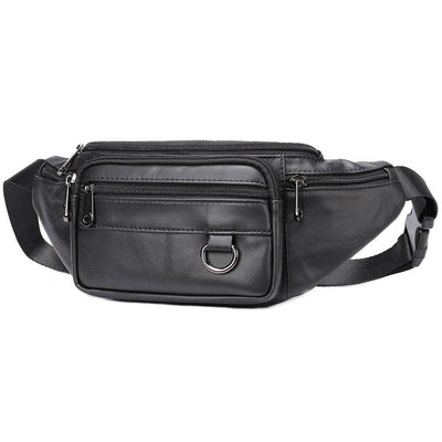 Men’s Sheepskin Mobile Phone Waist Bag – Sports & Casual Leather Belt Pouch - grabzbags.com