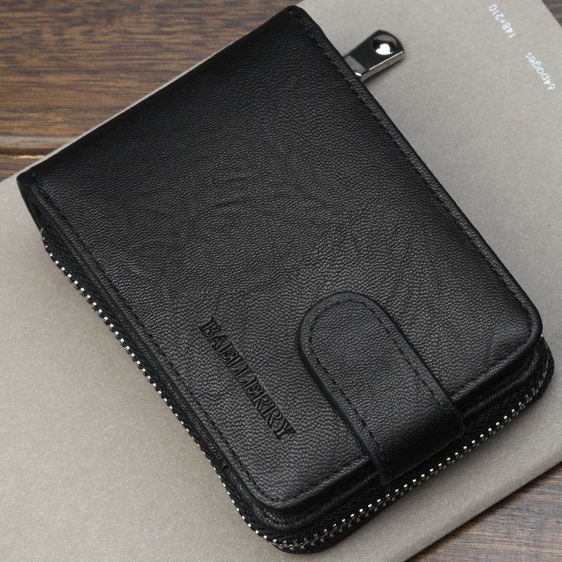 Youth Fashion Short Card Bag – Multi-Slot Compact Wallet for Men - grabzbags.com