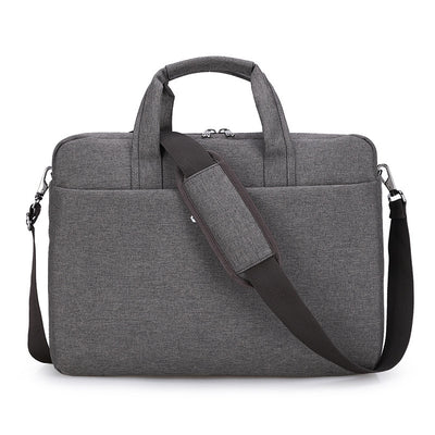 Large Capacity 15-Inch Briefcase – Nylon Business Laptop Bag with Multiple Compartments, Single Shoulder & Crossbody
