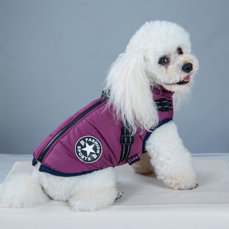 Waterproof Dog Coat – Warm Winter Dog Jacket with Adjustable Fit