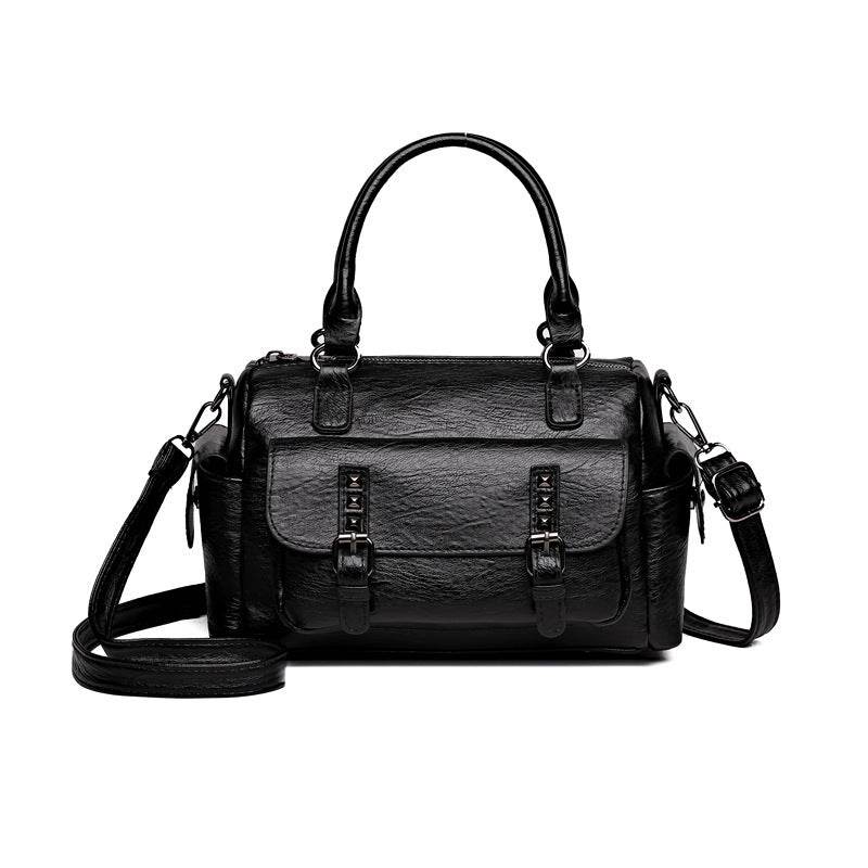 Vintage Large-Capacity Shoulder Bag / Crossbody Satchel - grabzbags.com