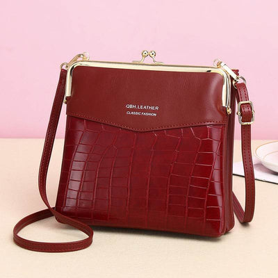 Retro Women's Shoulder Messenger Bag – Vintage Crossbody Handbag with Adjustable Strap - grabzbags.com