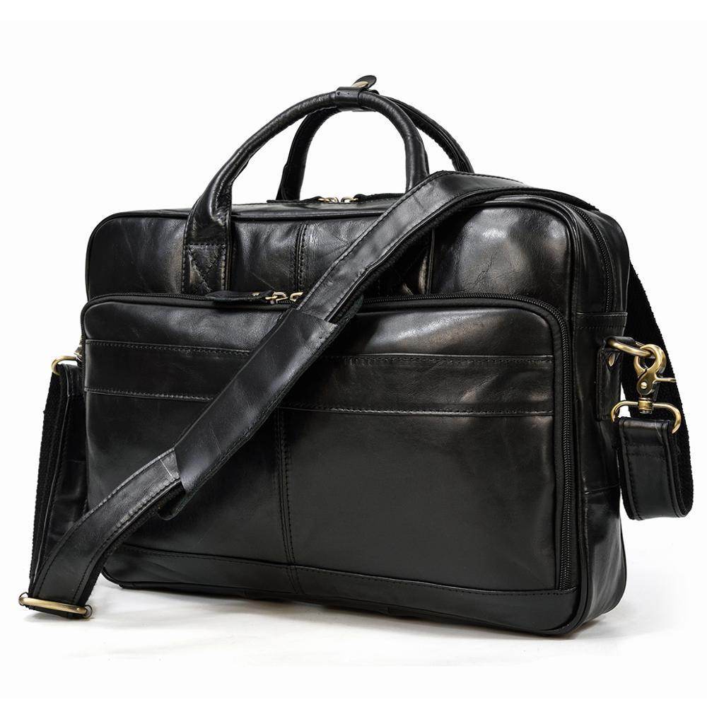 Men’s Leather Business Briefcase – Fashionable Unique Professional Laptop Bag - grabzbags.com