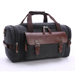 Large Capacity Canvas Travel Bag – Student Shoulder Sling & Hand-Carry Luggage Duffel - grabzbags.com