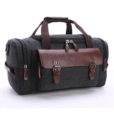 Large Capacity Canvas Travel Bag – Student Shoulder Sling & Hand-Carry Luggage Duffel - grabzbags.com