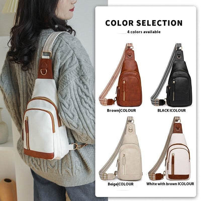 Women’s Fashion Chest Bag – Elegant Small Crossbody Messenger Purse - grabzbags.com
