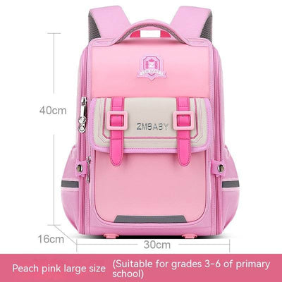 Ergonomic Lightweight Children's School Backpack – One-Piece Design with Spine Protection - grabzbags.com