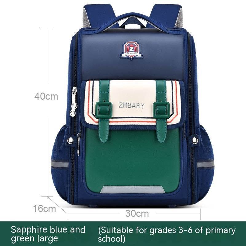Ergonomic Lightweight Children's School Backpack – One-Piece Design with Spine Protection - grabzbags.com