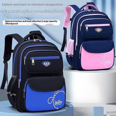 Large Capacity Burden-Reducing Schoolbag – Lightweight Backpack Primary School Students - grabzbags.com
