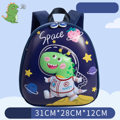 Cartoon Animal Small Backpack for Kids & Adults – Kindergarten School Bag, Waterproof EVA Mini Backpack with Zipper