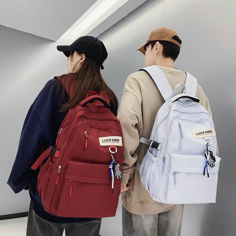 Student Large Capacity Backpack – Simple & Lightweight Travel School Bag - grabzbags.com