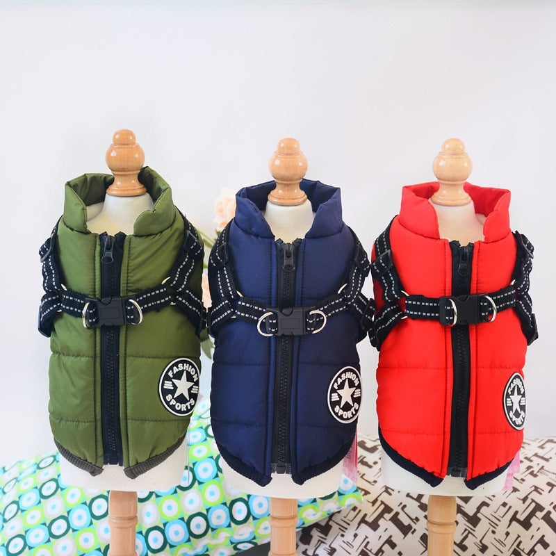 Waterproof Dog Coat – Warm Winter Dog Jacket with Adjustable Fit